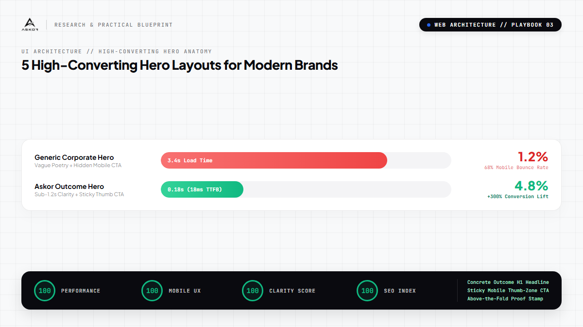 5 High-Converting Hero Section Layouts for Service & E-Commerce Brands