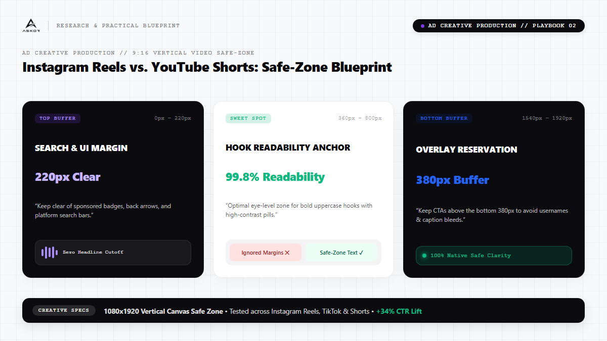 Instagram Reels vs. YouTube Shorts: The 2026 Safe-Zone Design Blueprint