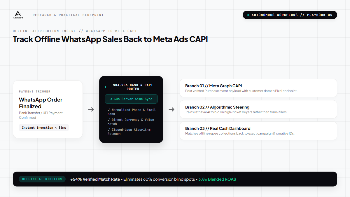 How Local & D2C Brands Can Track Offline WhatsApp Sales Back to Meta Ads